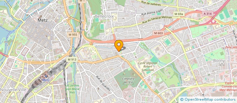 localisation de l'entreprise MONSIEUR DIDIER DURAND  METZ