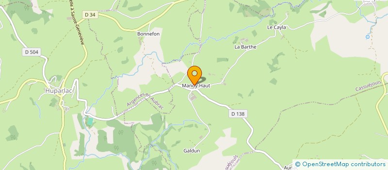 localisation de l'entreprise MONSIEUR DIDIER DURANTON  CASSUEJOULS