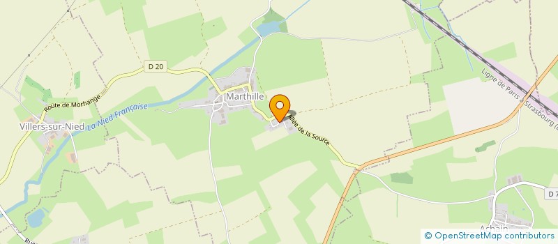 localisation de l'entreprise MONSIEUR DIDIER DUSSOUL  MARTHILLE