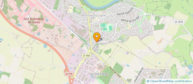 localisation de l'entreprise MONSIEUR DIDIER DUTERTRE  MONTREUIL-JUIGNE