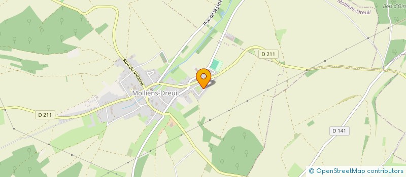 localisation de l'entreprise MONSIEUR DIDIER DUTILLEUX  MOLLIENS-DREUIL