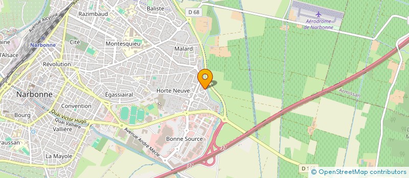 localisation de l'entreprise MONSIEUR DIDIER DUVAL  NARBONNE