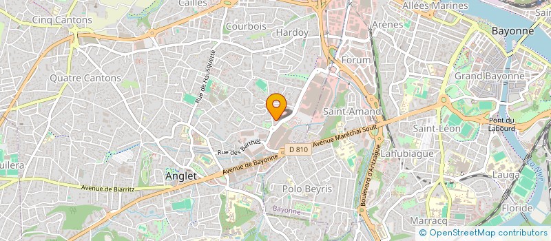 localisation de l'entreprise MONSIEUR DIDIER ECHEVARRIA  ANGLET