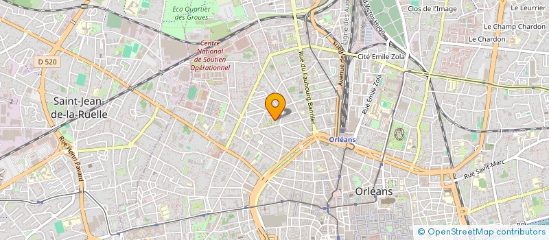 localisation de l'entreprise MONSIEUR DIDIER EGIOLE  ORLEANS