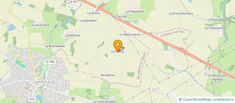 localisation de l'entreprise MONSIEUR DIDIER ERIEAU  MOUILLERON-LE-CAPTIF