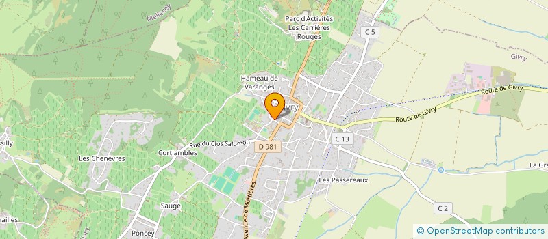 localisation de l'entreprise MONSIEUR DIDIER ERKER à GIVRY