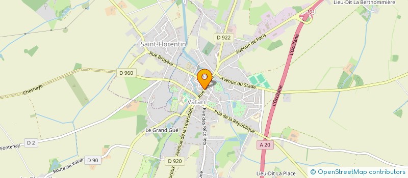 localisation de l'entreprise MONSIEUR DIDIER ERULIN à VATAN