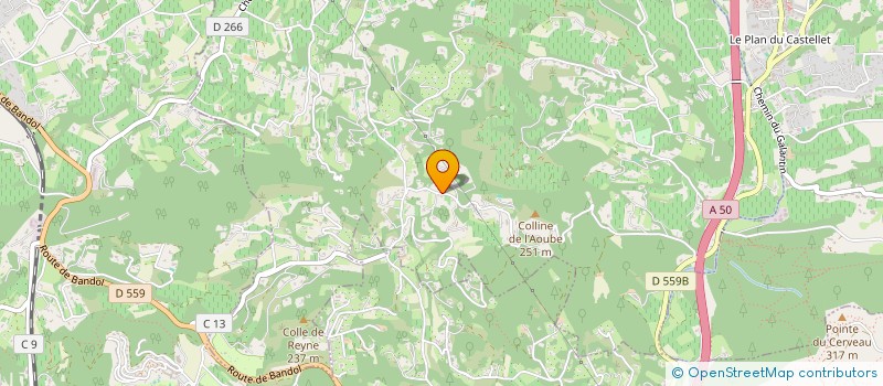 localisation de l'entreprise MONSIEUR DIDIER ESCORIZA  LA CADIERE-D'AZUR