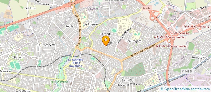 localisation de l'entreprise MONSIEUR DIDIER ESNEAULT  LA ROCHELLE