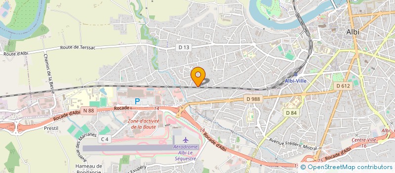 localisation de l'entreprise MONSIEUR DIDIER ESPINASSE à ALBI