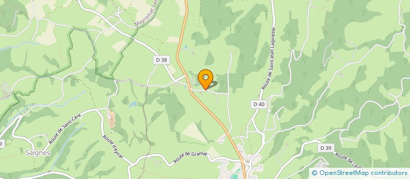 localisation de l'entreprise MONSIEUR DIDIER ESTIVAL  AYNAC