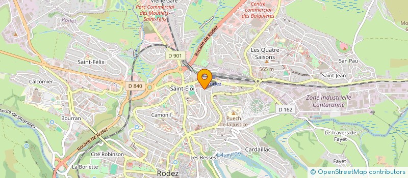 localisation de l'entreprise MONSIEUR DIDIER ESTIVAL à RODEZ