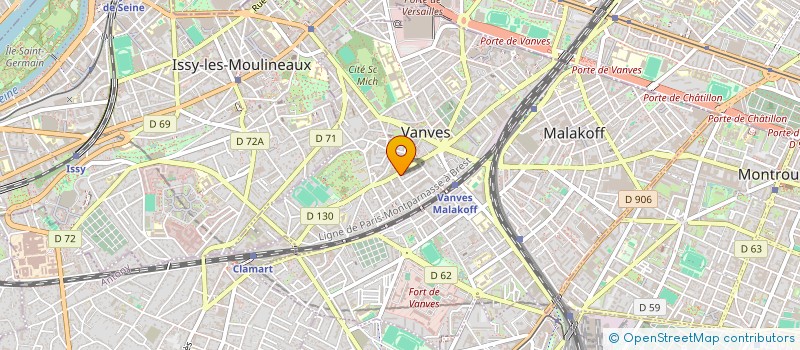 localisation de l'entreprise MONSIEUR DIDIER EYMARD  VANVES