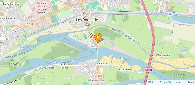 localisation de l'entreprise MONSIEUR DIDIER FABIEN à LES PONTS-DE-CE