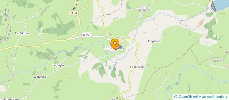 localisation de l'entreprise MONSIEUR DIDIER FABRE  CASSUEJOULS