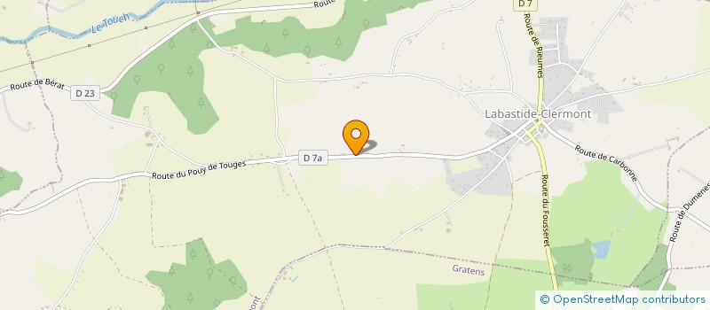 localisation de l'entreprise MONSIEUR DIDIER FABRE  LABASTIDE-CLERMONT