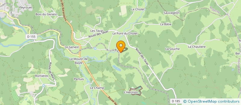 localisation de l'entreprise MONSIEUR DIDIER FACHIN  LE CHAMBON-SUR-LIGNON