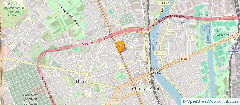 localisation de l'entreprise MONSIEUR DIDIER FAJJARI  CHOISY-LE-ROI