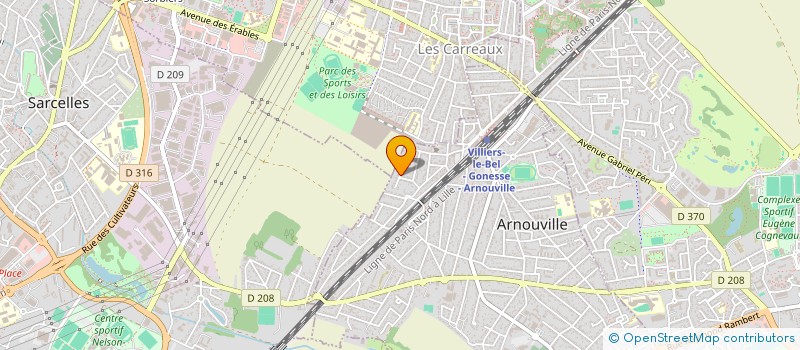 localisation de l'entreprise MONSIEUR DIDIER FALLAI  ARNOUVILLE