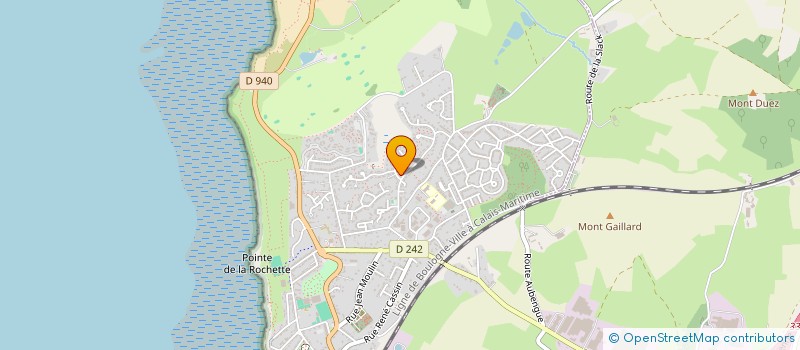 localisation de l'entreprise MONSIEUR DIDIER FAMCHON  WIMEREUX