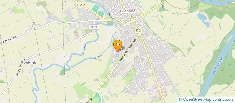 localisation de l'entreprise MONSIEUR DIDIER FANIEL  GRENADE