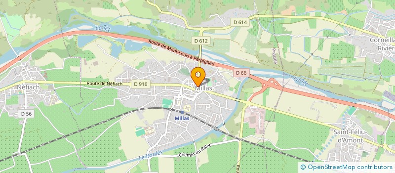 localisation de l'entreprise MONSIEUR DIDIER FAROUX  MILLAS