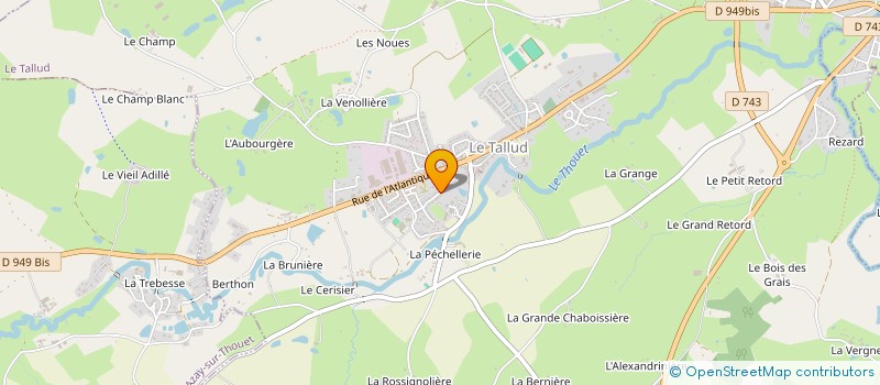 localisation de l'entreprise MONSIEUR DIDIER FAUCHER à LE TALLUD