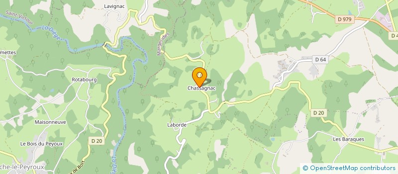 localisation de l'entreprise MONSIEUR DIDIER FAUCHER  SARROUX - SAINT JULIEN