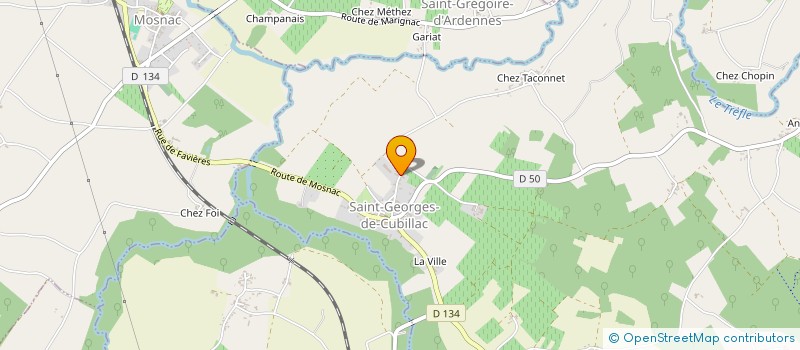 localisation de l'entreprise MONSIEUR DIDIER FAURE à SAINT-GEORGES-ANTIGNAC