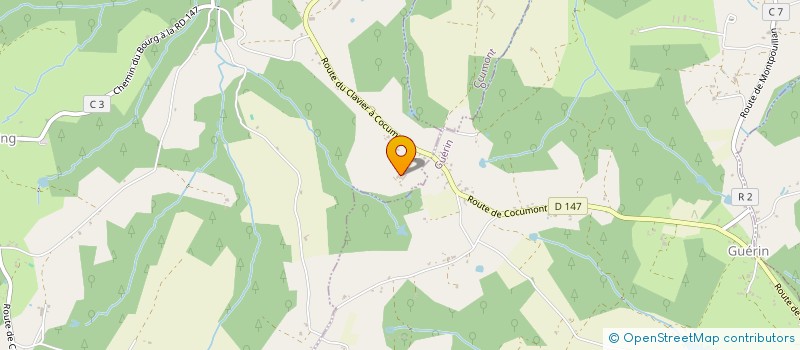 localisation de l'entreprise MONSIEUR DIDIER FAUX  ROMESTAING