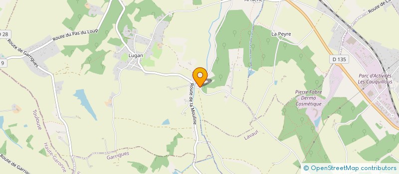 localisation de l'entreprise MONSIEUR DIDIER FAYARD  LUGAN