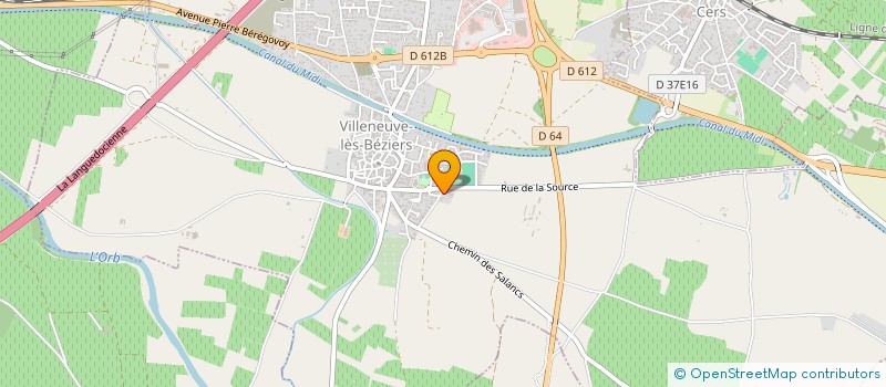 localisation de l'entreprise MONSIEUR DIDIER FELGEROLLES à VILLENEUVE-LES-BEZIERS