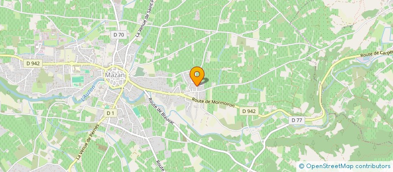 localisation de l'entreprise MONSIEUR DIDIER FERRE  MAZAN