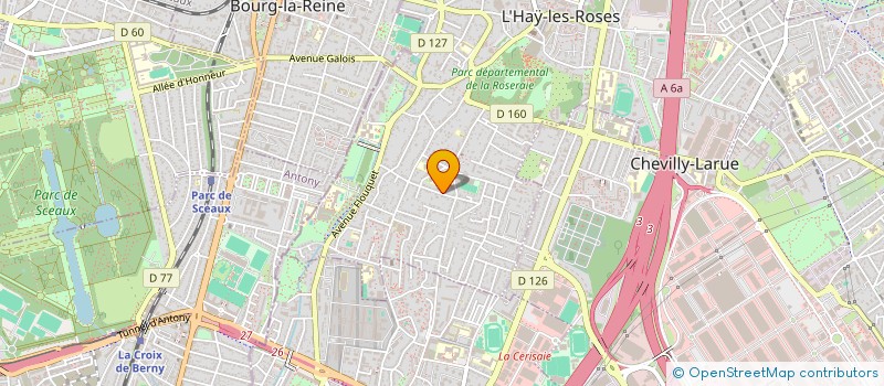 localisation de l'entreprise MONSIEUR DIDIER FERREIRA  L'HAY-LES-ROSES