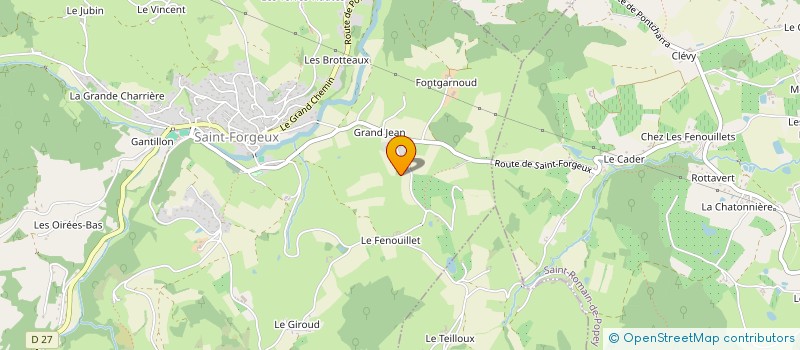 localisation de l'entreprise MONSIEUR DIDIER FERRIERE  SAINT-ROMAIN-DE-POPEY