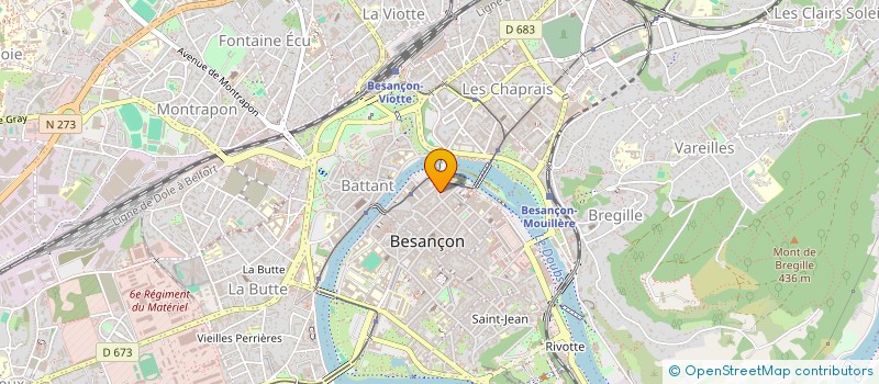 localisation de l'entreprise MONSIEUR DIDIER FEUERBACH  BESANCON