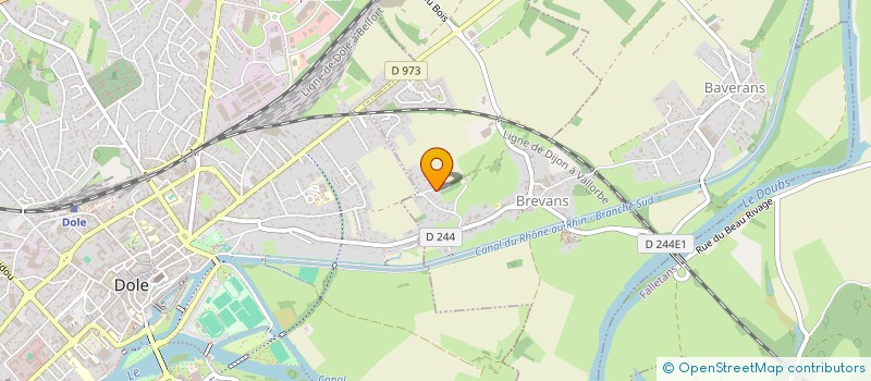 localisation de l'entreprise MONSIEUR DIDIER FEVRE  BREVANS