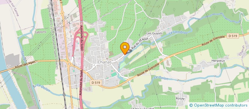 localisation de l'entreprise MONSIEUR DIDIER FIGUET  CHANAS