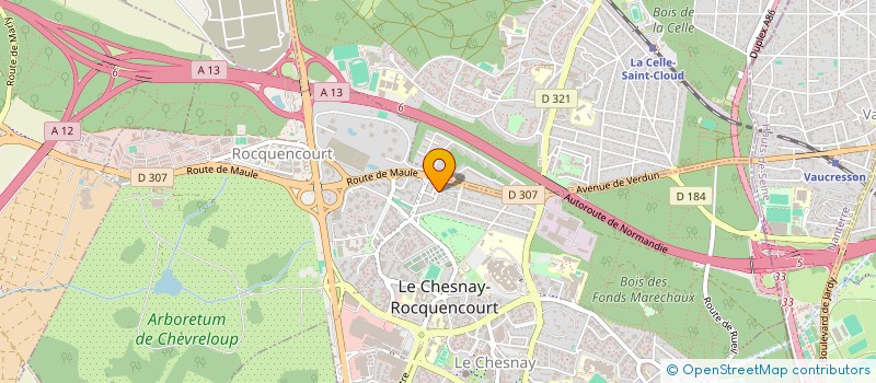 localisation de l'entreprise MONSIEUR DIDIER FISCHER  LE CHESNAY-ROCQUENCOURT