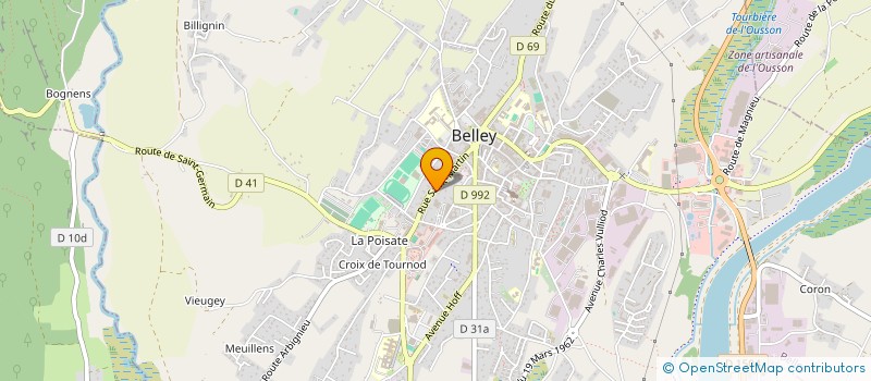 localisation de l'entreprise MONSIEUR DIDIER FISSE  BELLEY