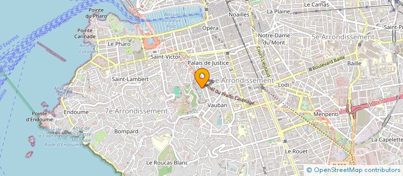 localisation de l'entreprise MONSIEUR DIDIER FLANDIN à MARSEILLE