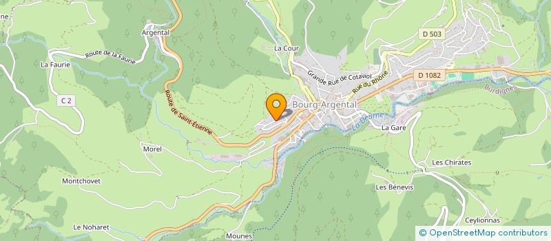 localisation de l'entreprise MONSIEUR DIDIER FLEURY  BOURG-ARGENTAL