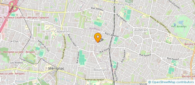 localisation de l'entreprise MONSIEUR DIDIER FLEURY  BORDEAUX