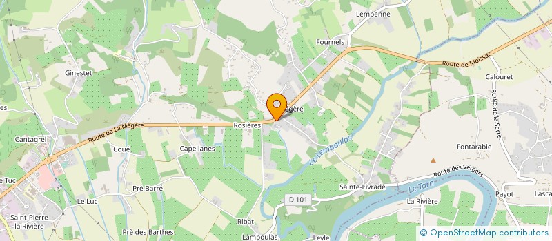 localisation de l'entreprise MONSIEUR DIDIER FLEURY  MOISSAC