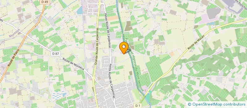 localisation de l'entreprise MONSIEUR DIDIER FLIGEAT  PERNES-LES-FONTAINES