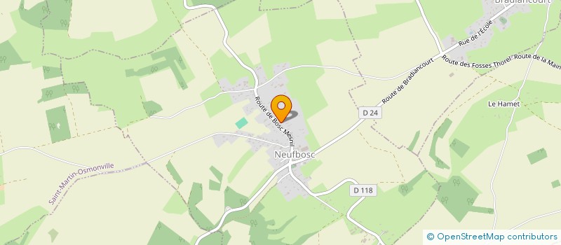 localisation de l'entreprise MONSIEUR DIDIER FOLIE  NEUFBOSC