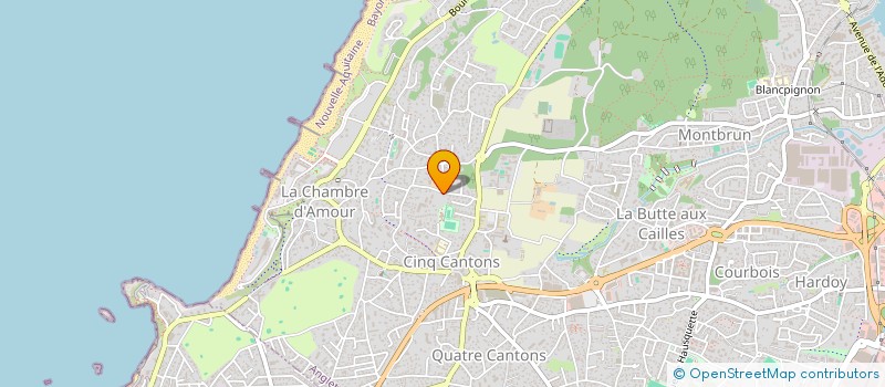 localisation de l'entreprise MONSIEUR DIDIER FONTANIEU à ANGLET