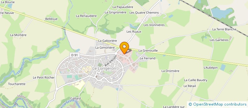 localisation de l'entreprise MONSIEUR DIDIER FONTENEAU à SEVREMOINE