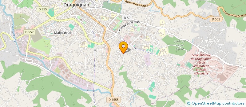localisation de l'entreprise MONSIEUR DIDIER FONTUGNE  DRAGUIGNAN