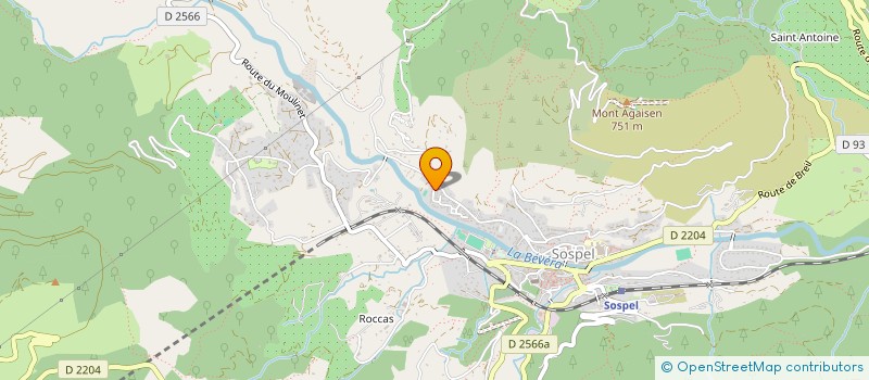 localisation de l'entreprise MONSIEUR DIDIER FORESTIER  SOSPEL